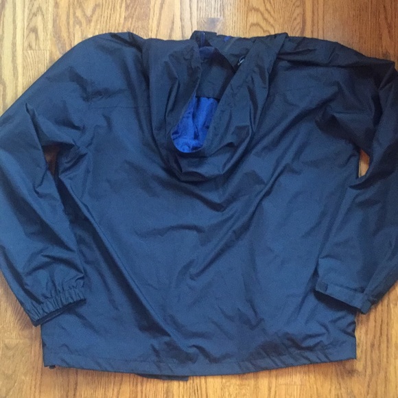 EUC BLACK EDDIE BAUER WINDBREAKER JACKET - Picture 5 of 5